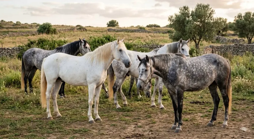 Caballo tordo: las 7 fases del color que cambia